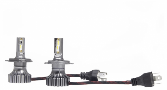 Светодиод головного света 12V H4 6000K CSP H02 (2 шт)  AMP