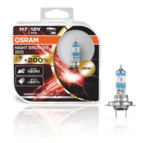 Автолампа  H7 12V 55W (PX26d) Night Breaker +200% (DuoBox) 64210NB200-HCB OSRAM