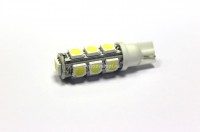 Лампа светодиодная Т10 (W2,1-9,5d) белая, 13 SMD 5050 диодов, (б/цокольная) 12V