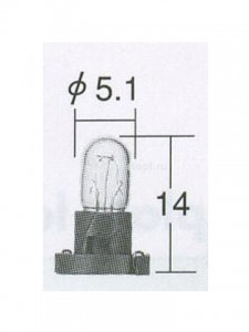 Автолампа 14V 1.75W T5.1 1566 Koito