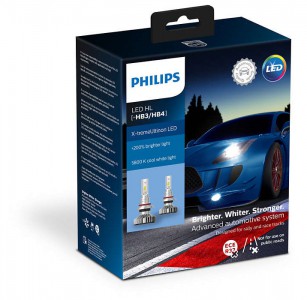 Светодиод HB3/HB4 X-tremeUltinon LED 200 % больше яркости 5800K 11005XUWX2 PHILIPS