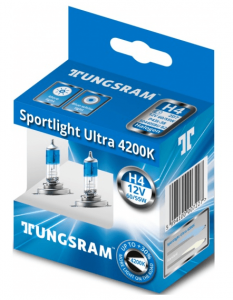 Автолампа H4 12V- 60/55W (P43t) Sportlight Ultra (2шт.) Tungsram
