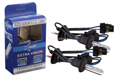 Лампа Xenite H7 (4300K) EXTRA VISION (комплект 2 шт) AC