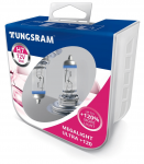 Автолампа H7 12V- 55W (PX26d) Megalight Ultra +120 (2шт.) Tungsram