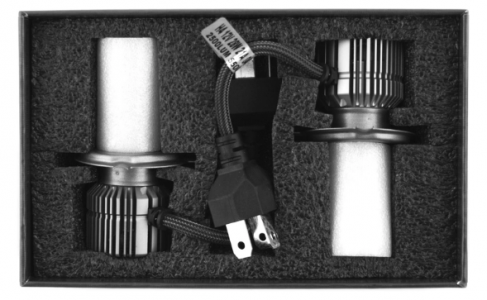 Светодиодные автолампы MTF Light серия DYNAMIC VISION LED, H4/H19, 28W, 2500lm, 5500K, ком-кт.